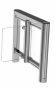 Распашной двухпроходной турникет Cominfo EasyGate SG 1000 650мм Распашной двухпроходной турникет Cominfo EasyGate SG 1000 650мм