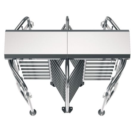 Полноростовой двухпроходной роторный турникет Блокпост РСТ 1400 Полноростовой двухпроходной роторный турникет Блокпост РСТ 1400