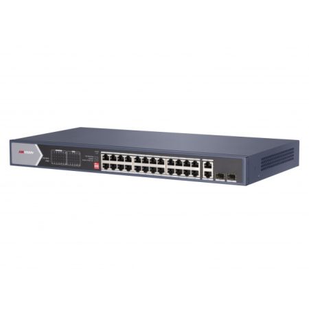 Неуправляемый 28-портовый Hi-PoE коммутатор HikVision DS-3E0528HP-E Неуправляемый 28-портовый Hi-PoE коммутатор HikVision DS-3E0528HP-E