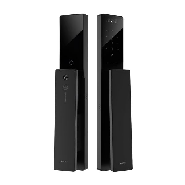 Электронный биометрический замок Moorgen T5+, 3-х ригельный, кристаллы Сваровски, видеоглазок, Face-ID, Wi-Fi Электронный биометрический замок Moorgen T5+, 3-х ригельный, кристаллы Сваровски, видеоглазок, Face-ID, Wi-Fi