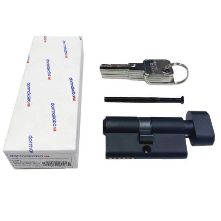 Евроцилиндр dormakaba CBR-1, ключ-вертушка, никель, 5 ключей Евроцилиндр dormakaba CBR-1, ключ-вертушка, никель, 5 ключей