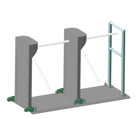 Подиум плоский Ростов-Дон ПП для турникетов Т83М (из окрашенной стали) Подиум плоский Ростов-Дон ПП для турникетов Т83М (из окрашенной стали)