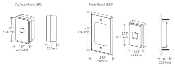Бесконтактный RFID считыватель dormakaba Saflok SR1 BLE, Zigbee (CSR1-RC011KC000BL/SC)