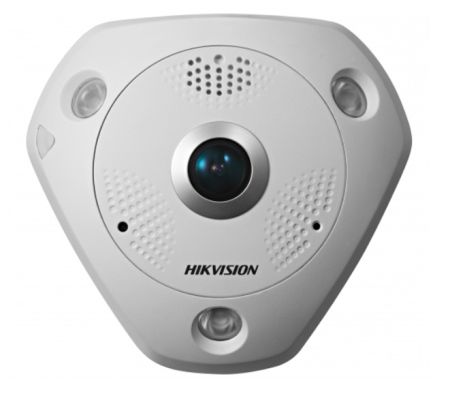Панорамная IP-видеокамера Fisheye 12Мп HikVision DS-2CD63C5G0E-IS(B) с LED-подсветкой до 15 м Панорамная IP-видеокамера Fisheye 12Мп HikVision DS-2CD63C5G0E-IS(B) с LED-подсветкой до 15 м