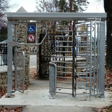 Полноростовой турникет с калиткой для прохода с велосипедом Gotschlich Ecco 120 BFB Stainless (6ELK3A0BC-T) Полноростовой турникет с калиткой для прохода с велосипедом Gotschlich Ecco 120 BFB Stainless (6ELK3A0BC-T)