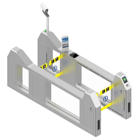 Турникет-шлюз распашной Avix E-gate AV.TD.6639 для контроля здоровья на таможне Турникет-шлюз распашной Avix E-gate AV.TD.6639 для контроля здоровья на таможне