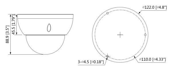 IP-видеокамера уличная 5Мп Dahua DH-IPC-HDBW5541RP-ASE-0360B-S3 с искусственным интеллектом