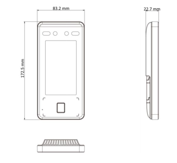 Биометрический терминал доступа HiWatch ACT-T1341MF по распознаванию лиц, отпечатков и карт Mifare Биометрический терминал доступа HiWatch ACT-T1341MF по распознаванию лиц, отпечатков и карт Mifare