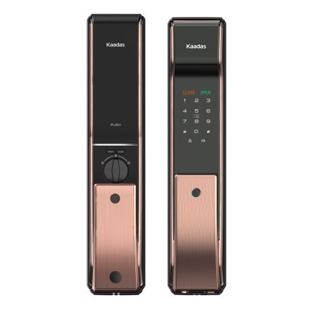 Электронный биометрический замок Kaadas K9-W со встроенным Wi-Fi модулем, медный Электронный биометрический замок Kaadas K9-W со встроенным Wi-Fi модулем, медный