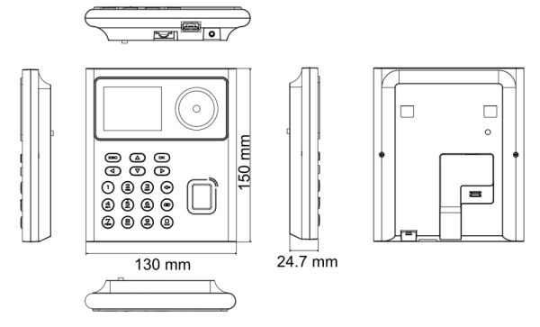 Терминал доступа HikVision DS-K1T320MFWX с Wi-Fi, распознаванием лиц, отпечатков и карт Mifare Терминал доступа HikVision DS-K1T320MFWX с Wi-Fi, распознаванием лиц, отпечатков и карт Mifare