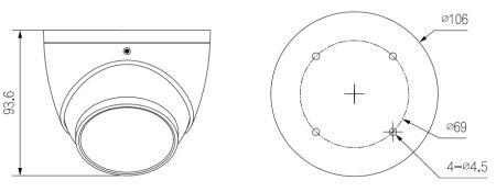 IP-видеокамера уличная 4Мп Dahua DH-IPC-HDW3441EMP-S-0600B-S2 IP-видеокамера уличная 4Мп Dahua DH-IPC-HDW3441EMP-S-0600B-S2