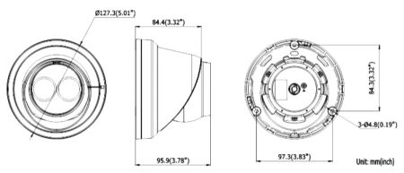 Уличная купольная EyeBall IP-видеокамера 5Мп HikVision DS-2CD2355FWD-I (6 мм) Уличная купольная EyeBall IP-видеокамера 5Мп HikVision DS-2CD2355FWD-I (6 мм)