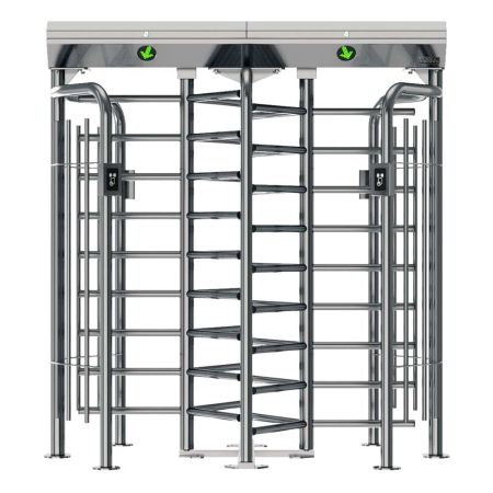 Полноростовой двухпроходной роторный турникет Блокпост РСТ 1400 Полноростовой двухпроходной роторный турникет Блокпост РСТ 1400