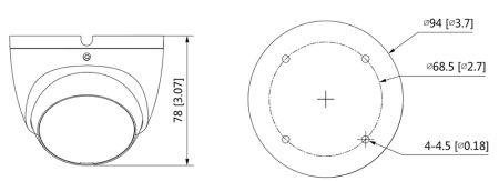 Уличная HD-CVI видеокамера 5Мп Dahua DH-HAC-T2A51P-0280B-S2 Уличная HD-CVI видеокамера 5Мп Dahua DH-HAC-T2A51P-0280B-S2