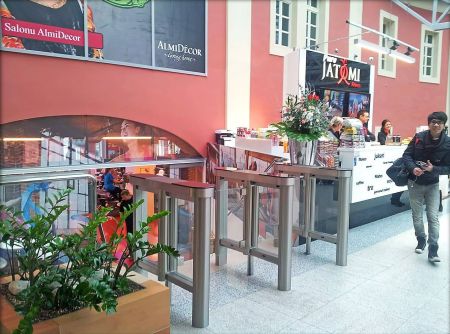 Распашной турникет Cominfo EasyGate SG 1400 650мм Распашной турникет Cominfo EasyGate SG 1400 650мм