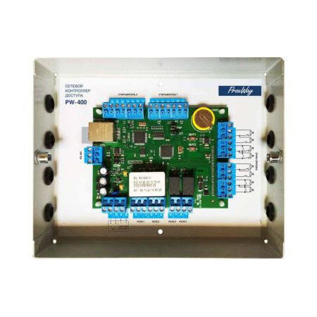 Сетевой IP-контроллер ProxWay PW-400 EU v.3 в металлическом корпусе Сетевой IP-контроллер ProxWay PW-400 EU v.3 в металлическом корпусе