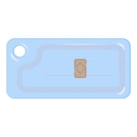 Бесконтактный RFID-брелок SMARTTAG Caramel NXP Mifare Plus SE 1k, прозрачный Бесконтактный RFID-брелок SMARTTAG Caramel NXP Mifare Plus SE 1k, прозрачный