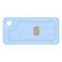 Бесконтактный RFID-брелок SMARTTAG Caramel NXP Mifare Plus SE 1k, прозрачный Бесконтактный RFID-брелок SMARTTAG Caramel NXP Mifare Plus SE 1k, прозрачный