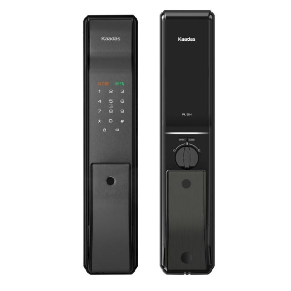 Электронный биометрический замок Kaadas K9-5W Black со встроенным Wi-Fi модулем, черный Электронный биометрический замок Kaadas K9-5W Black со встроенным Wi-Fi модулем, черный