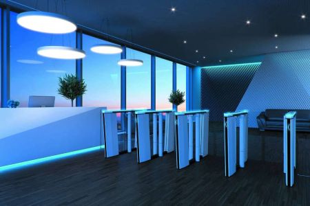 Центральный модуль скоростного распашного турникета Cominfo EasyGate Superb 1800мм Центральный модуль скоростного распашного турникета Cominfo EasyGate Superb 1800мм