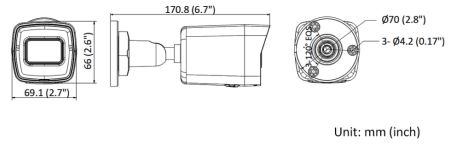 Уличная IP-камера 4Мп HiWatch DS-I400(D) (2.8 мм) с подсветкой EXIR 2.0 Уличная IP-камера 4Мп HiWatch DS-I400(D) (2.8 мм) с подсветкой EXIR 2.0