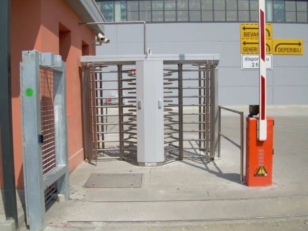 Двухпроходный полноростовой турникет Gotschlich Ecco 120 HD Stainless (6ELD3ABHC)