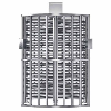 Полноростовой двухпроходной роторный турникет Блокпост РСТ 1200 Полноростовой двухпроходной роторный турникет Блокпост РСТ 1200