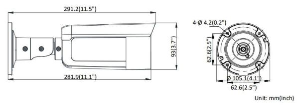 Уличная IP-видеокамера 2Мп HikVision DS-2CD2T27G1-L (4 мм) с технологией ColorVu