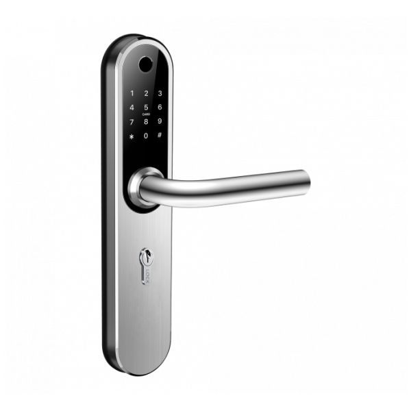 Электронный биометрический замок Novilock Home Plus v.4239 silver, под DIN цилиндр,IP55 Электронный биометрический замок Novilock Home Plus v.4239 silver, под DIN цилиндр,IP55