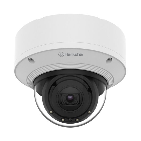 Купольная антивандальная IP-видеокамера 2Мп Wisenet XND-6081REV (2.8-12 мм) c PoE инжектором