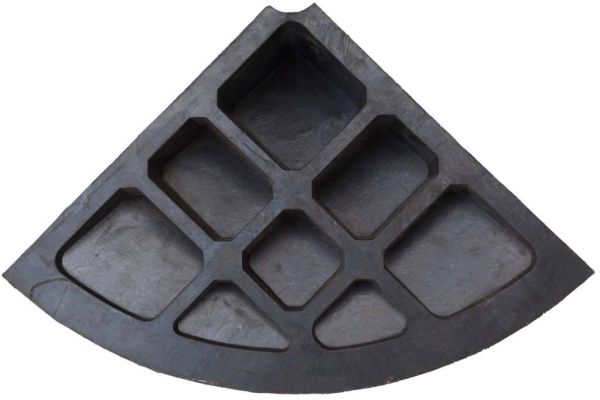 Съезд с бордюра резиновый СР-100-1 концевая часть