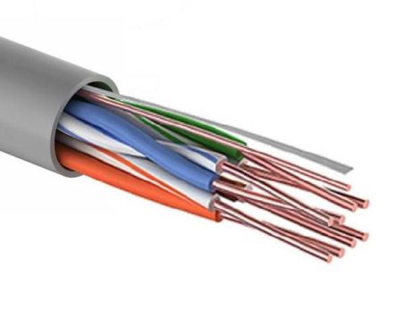 Кабель витая пара неэкранированный UTP 4PR 24AWG, CAT5e INDOOR Кабель витая пара неэкранированный UTP 4PR 24AWG, CAT5e INDOOR