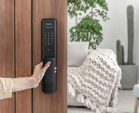 Электронный замок биометрический Philips EasyKey Alpha 5HB Электронный замок биометрический Philips EasyKey Alpha 5HB