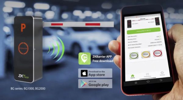 Комплект автоматического шлагбаума ZKTeco BG1045R Wi-Fi с телескопической стрелой 4,5 метра Комплект автоматического шлагбаума ZKTeco BG1045R Wi-Fi с телескопической стрелой 4,5 метра