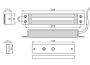 Электромагнитный замок dormakaba EM Comfort EMC 600 AM Электромагнитный замок dormakaba EM Comfort EMC 600 AM