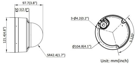 Антивандальная IP-камера 4Мп HiWatch DS-I452M(B) (2.8 мм) с микрофоном Антивандальная IP-камера 4Мп HiWatch DS-I452M(B) (2.8 мм) с микрофоном