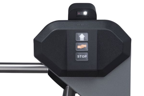 Электронная проходная PERCo-KT02.9Q со сканерами штрих-кода и планками