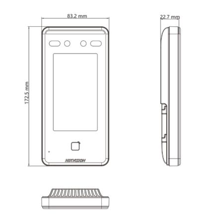 Терминал распознавания лиц HikVision DS-K1T341CM с алгоритмом глубокого обучения Терминал распознавания лиц HikVision DS-K1T341CM с алгоритмом глубокого обучения