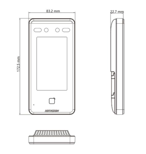 Терминал распознавания лиц HikVision DS-K1T341CM с алгоритмом глубокого обучения Терминал распознавания лиц HikVision DS-K1T341CM с алгоритмом глубокого обучения