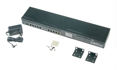 Роутер MikroTik RB3011UIAS-RM, черный Роутер MikroTik RB3011UIAS-RM, черный