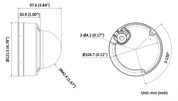IP-видеокамера 4Мп Hikvision DS-2CD2143G2-LIS2U (2.8 мм), уличная IP-видеокамера 4Мп Hikvision DS-2CD2143G2-LIS2U (2.8 мм), уличная
