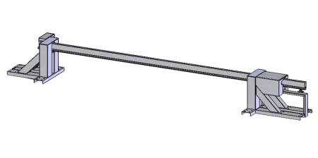 Противотаранный шлагбаум откатной ПШО-СБ электромеханический, 20 тонн Противотаранный шлагбаум откатной ПШО-СБ электромеханический, 20 тонн