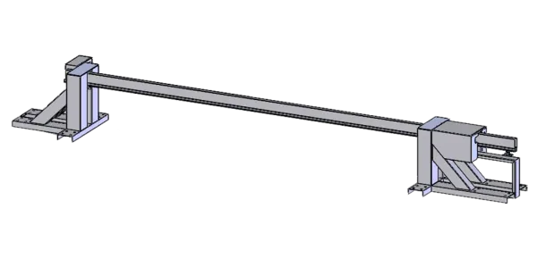 Противотаранный шлагбаум откатной ПШО-СБ электромеханический, 20 тонн Противотаранный шлагбаум откатной ПШО-СБ электромеханический, 20 тонн