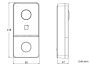 Вызывная панель видеодомофона HiWatch VDP-D2211(B) Вызывная панель видеодомофона HiWatch VDP-D2211(B)