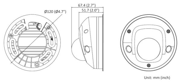 Уличная IP-камера 2Мп HiWatch IPC-D522-G0/SU (4 мм) с микрофоном Уличная IP-камера 2Мп HiWatch IPC-D522-G0/SU (4 мм) с микрофоном