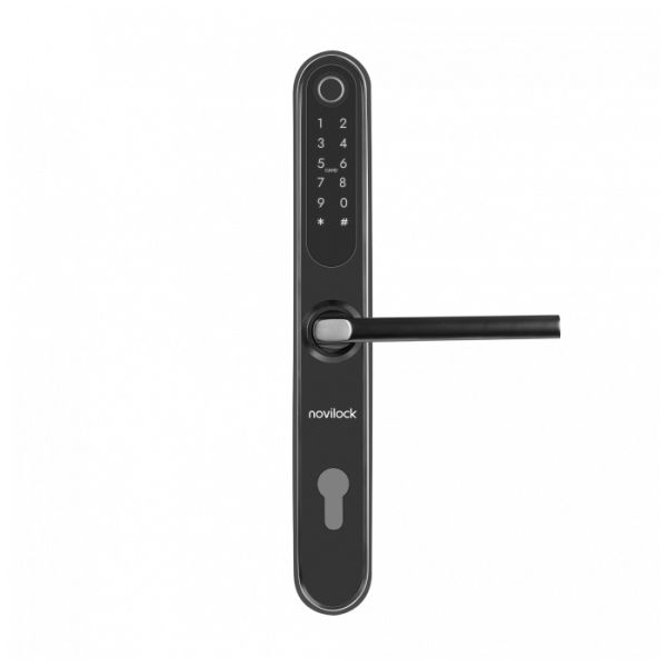 Электронный биометрический замок Novilock Smart Fast v.4238 black, под DIN цилиндр, IP66 Электронный биометрический замок Novilock Smart Fast v.4238 black, под DIN цилиндр, IP66