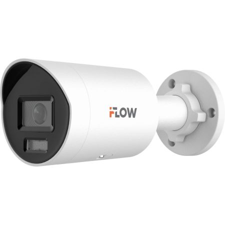 IP-камера 8Мп iFlow F-IC-2182C2M(2.8mm) уличная, с микрофоном, SharpSense и двойной подсветкой до 40 м IP-камера 8Мп iFlow F-IC-2182C2M(2.8mm) уличная, с микрофоном, SharpSense и двойной подсветкой до 40 м