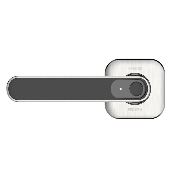 Электронный биометрический замок-ручка Kaadas LH01 с отпечатком пальца, врезной, серый Электронный биометрический замок-ручка Kaadas LH01 с отпечатком пальца, врезной, серый