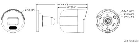 Уличная IP-камера 4Мп HiWatch DS-I450L(D) (2.8 мм) с технологией ColorVu Уличная IP-камера 4Мп HiWatch DS-I450L(D) (2.8 мм) с технологией ColorVu