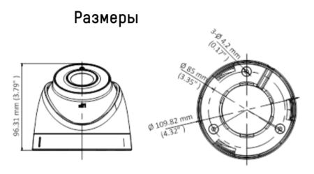 Антивандальная HD-TVI видеокамера 8Мп HikVision DS-2CE78U8T-IT3 (2.8 мм) с EXIR-подсветкой до 60 м Антивандальная HD-TVI видеокамера 8Мп HikVision DS-2CE78U8T-IT3 (2.8 мм) с EXIR-подсветкой до 60 м